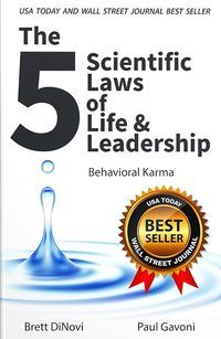 Book cover: The 5 Scientific Laws of Life & Leadership: Behavioral Karma