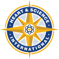 Heart & Science International compass badge